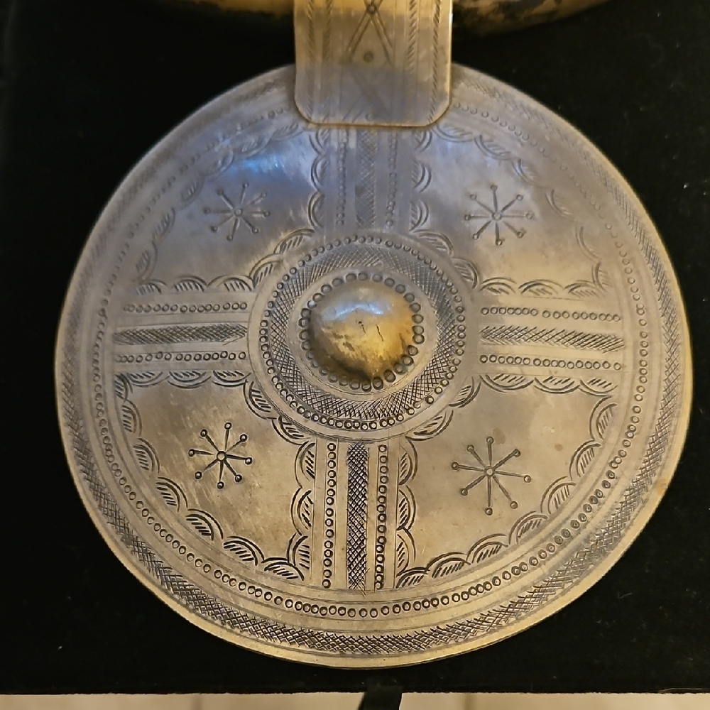 Massive Torc Aghraw Tribal Necklace with Adrim Pendant- Siwa Egypt - Picture 2 of 12